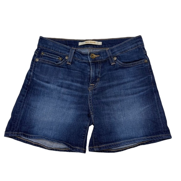 Big Star Dark Wash Denim Bermuda Shorts - Picture 1 of 5